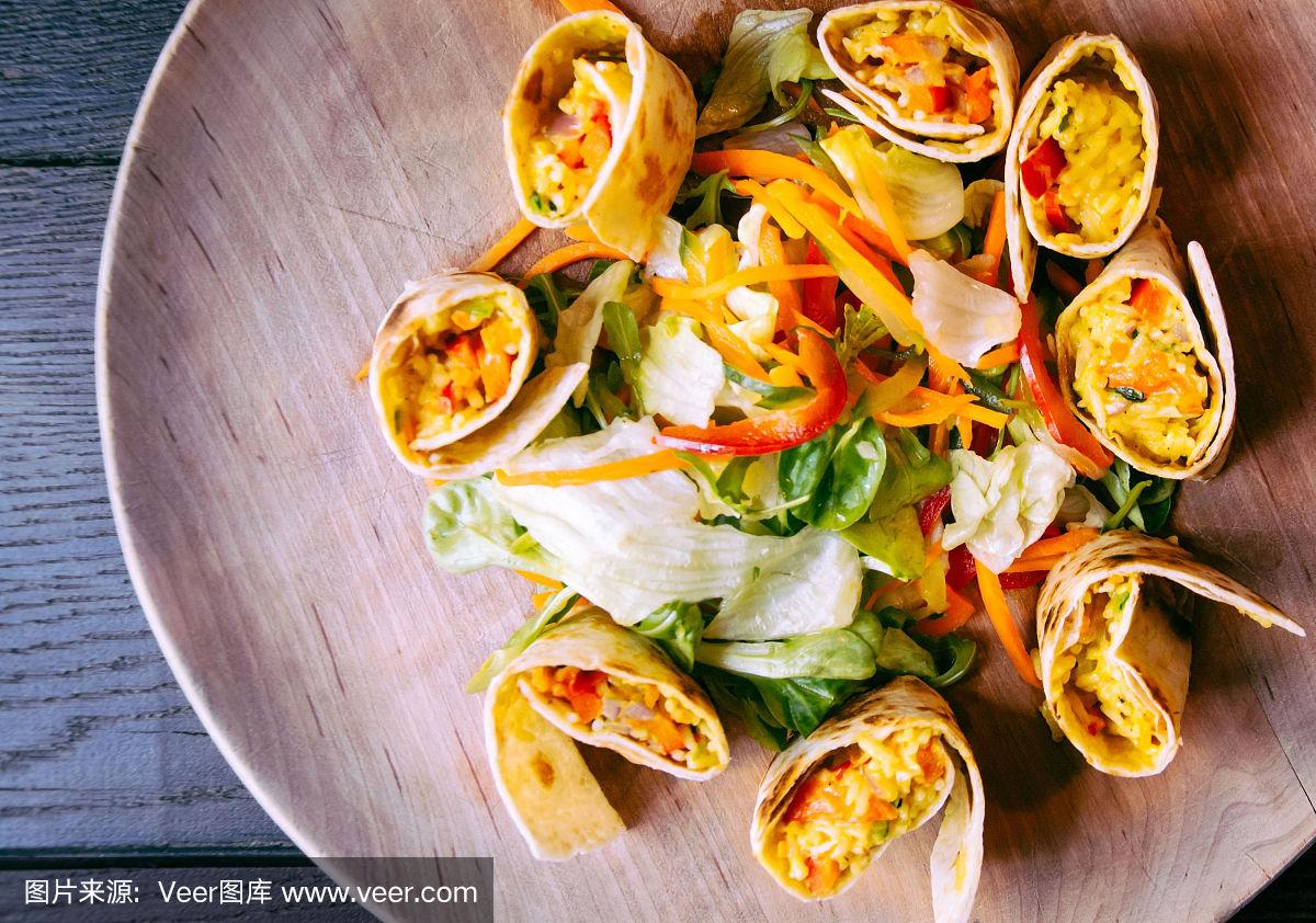 在制作素食玉米饼时如何控制热量